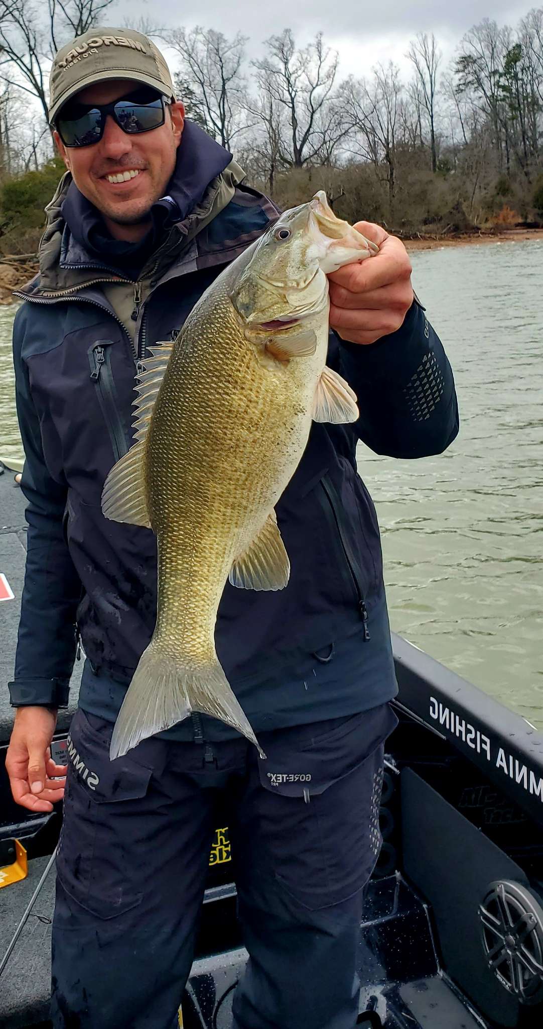 Bob Downey with a nice smallie.