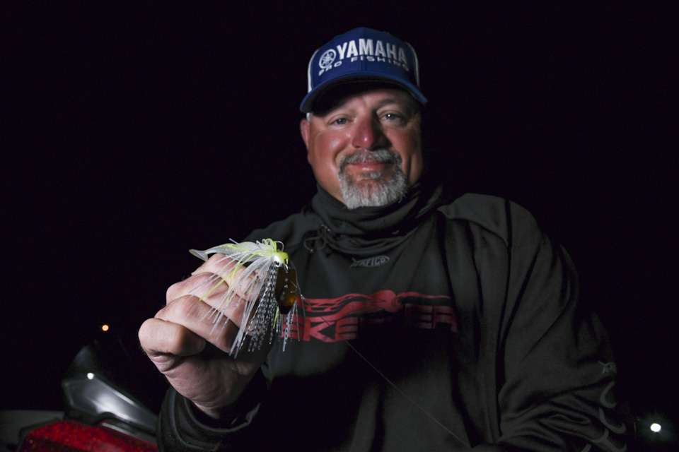 <b>Chris Dover (9th; 44-5) </b><br>
Chris Dover rotated through three baits. A 1/2-ounce Z-Man ChatterBait Jack Hammer, with a Reaction Innovations Little Dipper was a key bait. 
