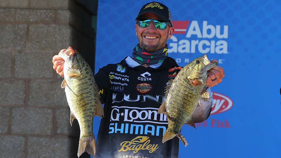 The story of the event was wire-to-wire winner Jeff Gustafson, who on the final day of practice found the winning spot in the canal joining Tellico to Fort Loudoun. Although Gustafson didnât have any fish topping 4 pounds in his four limits, the smallmouth he caught weighed well above the average fish. Smallmouth had to be 18 inches while largemouth and spotted bass only needed to be longer than 14 inches to be legal. Gussy started with 17-14 to lead by almost 4 pounds.