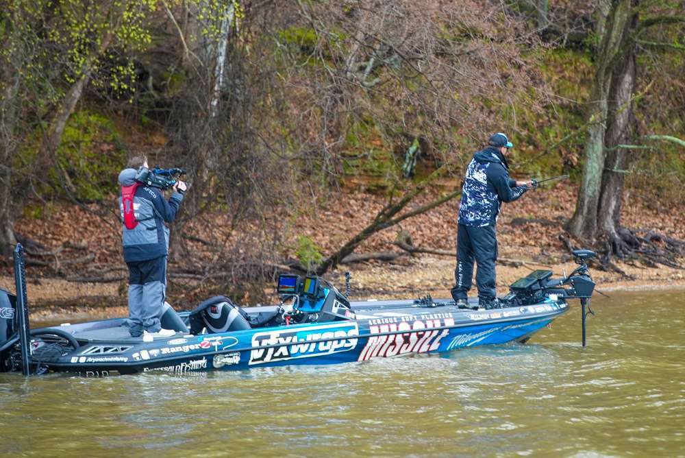 <b>Bryan Schmitt (8th; 72-1) </b><br>
Bryan Schmitt used a crankbait and bladed jig for his primary lures. 
