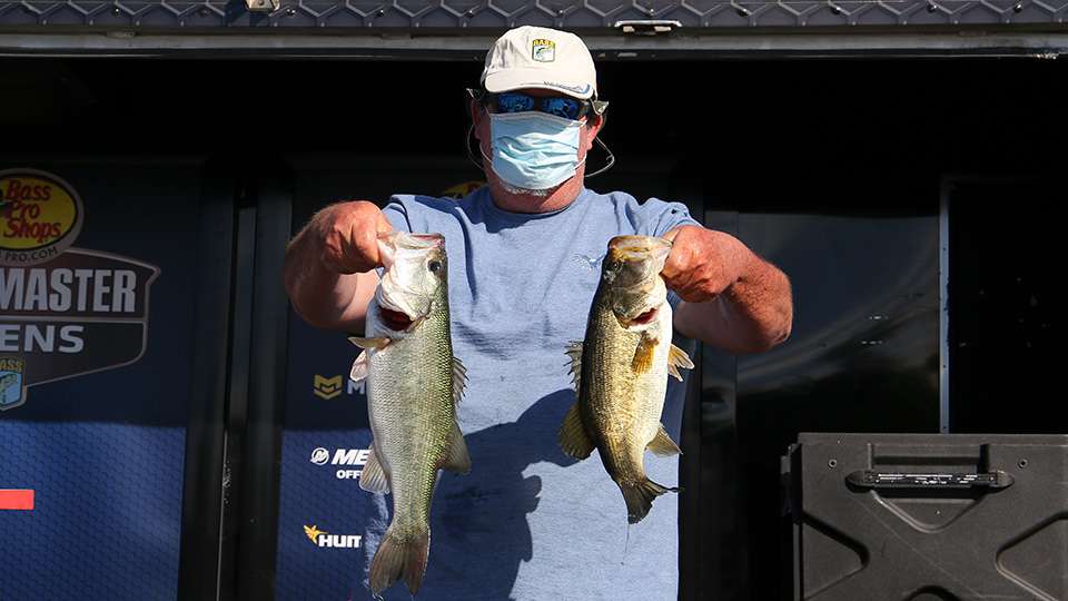 Nate Sleight, 47th place co-angler (13-2)