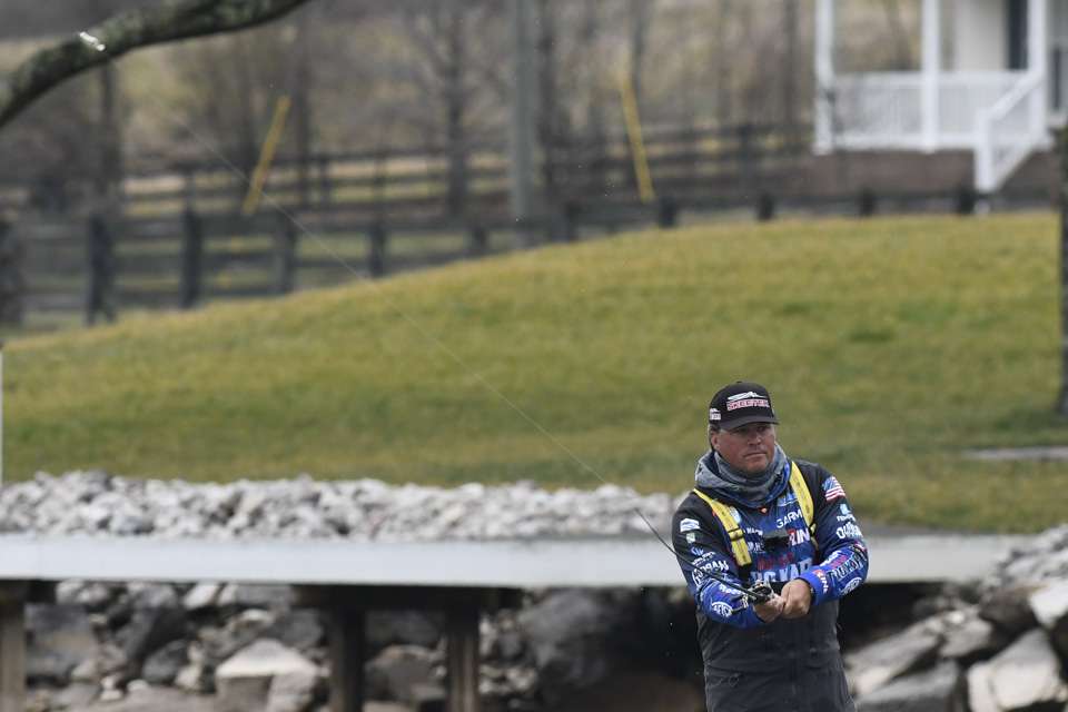 Scott Martin finished 25th at the Bassmaster Tennessee River Elite tournament in February. 