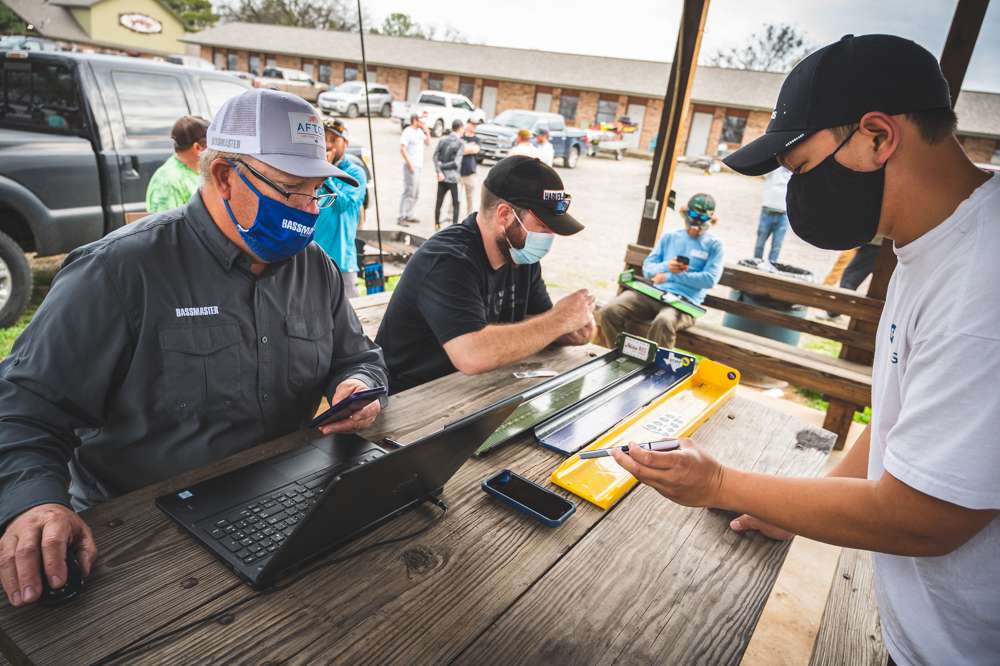 See the anglers prepare for the 2021 B.A.S.S. Nation Kayak Series powered by Tourney X at Lake Fork.
