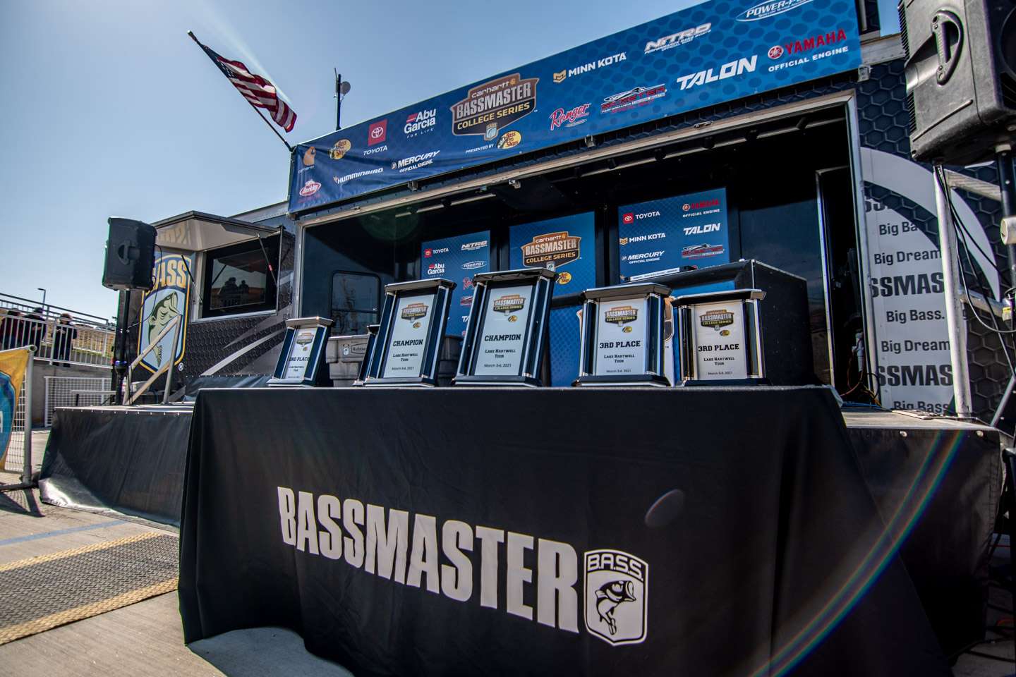 Take a look at the Day 2 weigh-in at the 2021 Carhartt Bassmaster College Series at Lake Hartwell presented by Bass Pro Shops. 