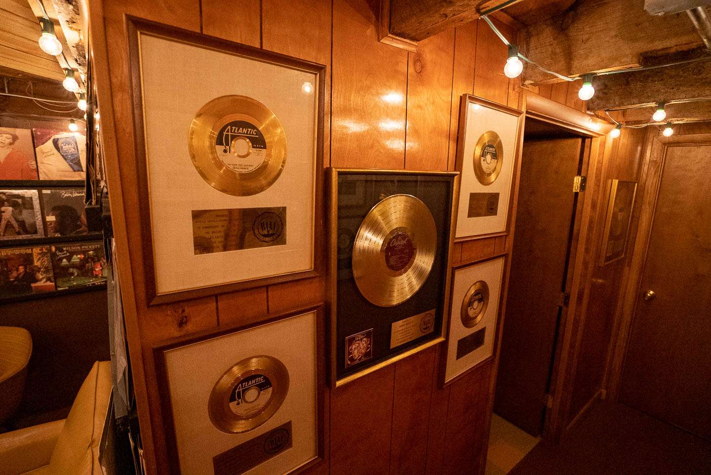 Gold records, too. 