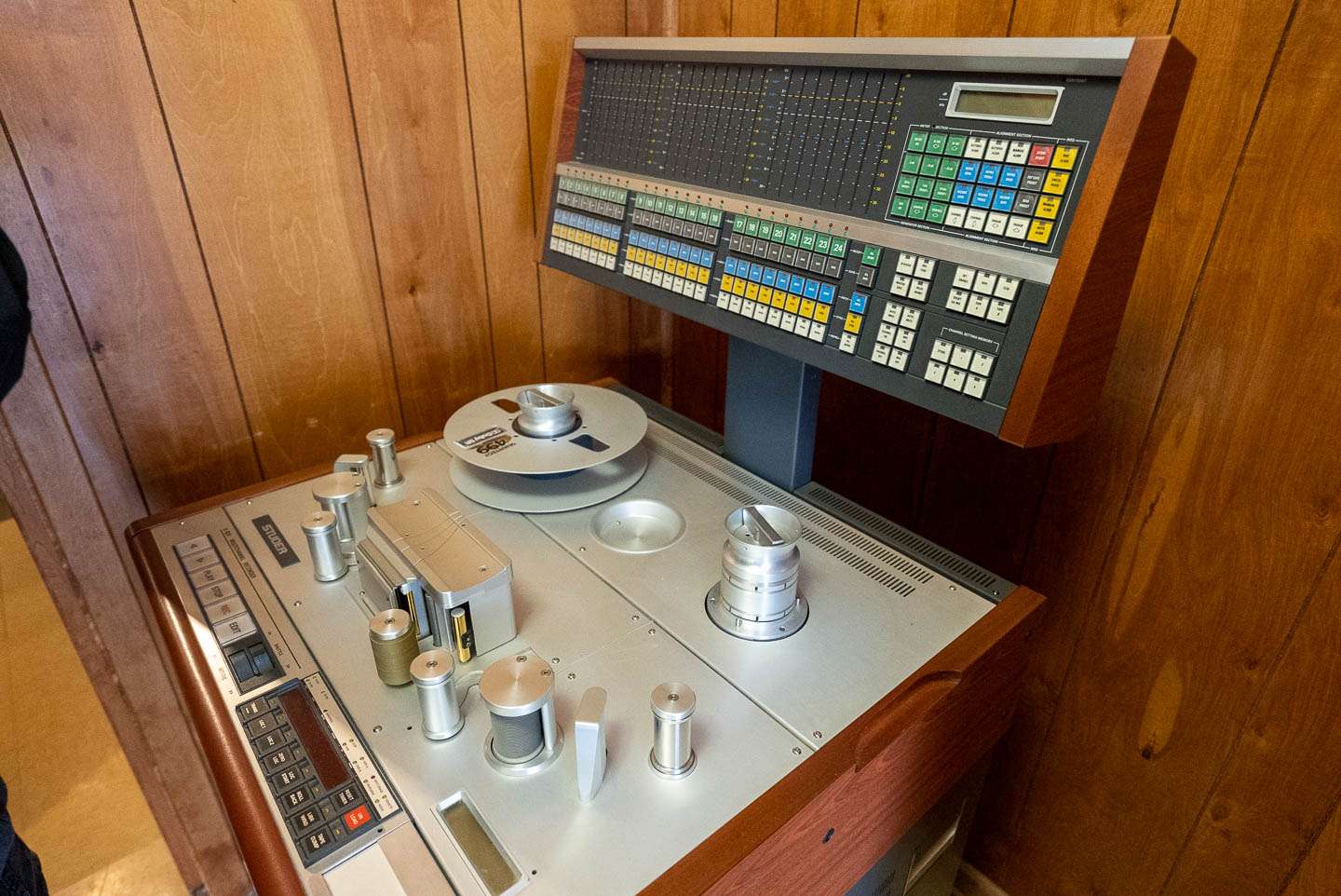 This old reel to reel machine is exactly like the ones used in the 1970s here. 