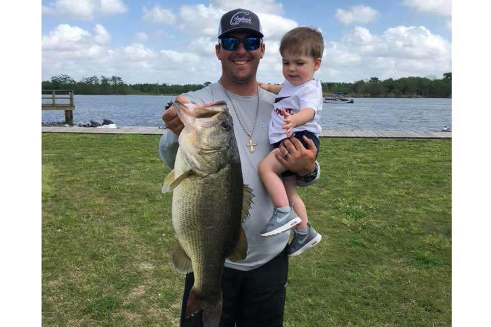 While few and far between, big fish can be had on the Sabine. Before the last Elite, Justin Royal of Bridge City caught this 9.73 kicker from the Sabine in a tournament winner stringer of 18.26. 
