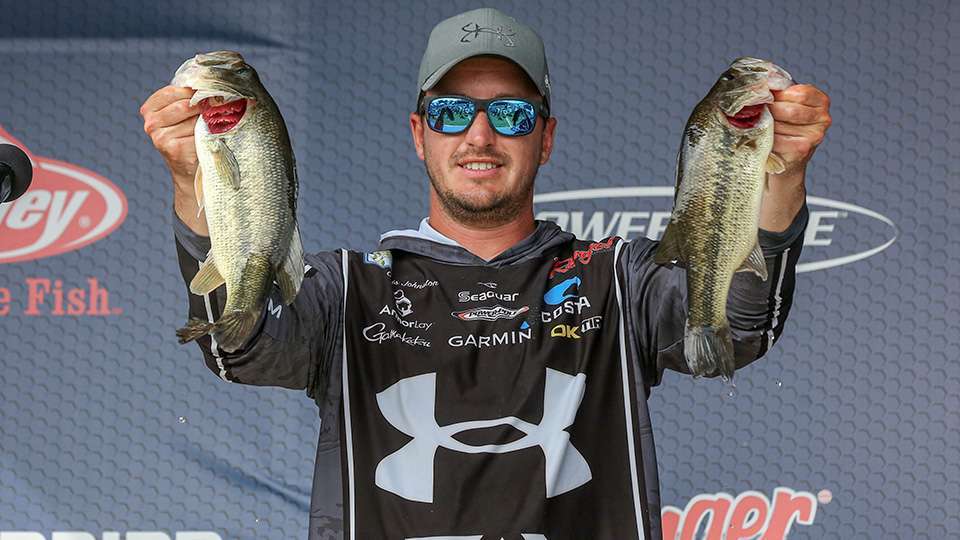 Chris Johnston relied on consistency in his fourth-place finish. With a number of 3-pounders, the first Canadian to win an Elite weighed in 12-4 to tie for second biggest bag on Day 2. He moved to third with 10-11 and was within 3-8 of the leaders but dropped a spot with 7-12 on Championship Sunday.