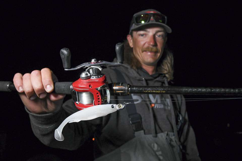 Feider completed the lineup with a 3/8-ounce Outcast Heavy Cover Swim Jig. 
