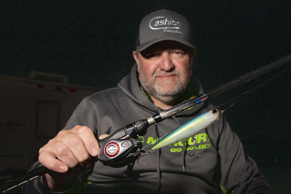 A Duo Realis Pencil 130 topwater was a top choice for Williams. 
