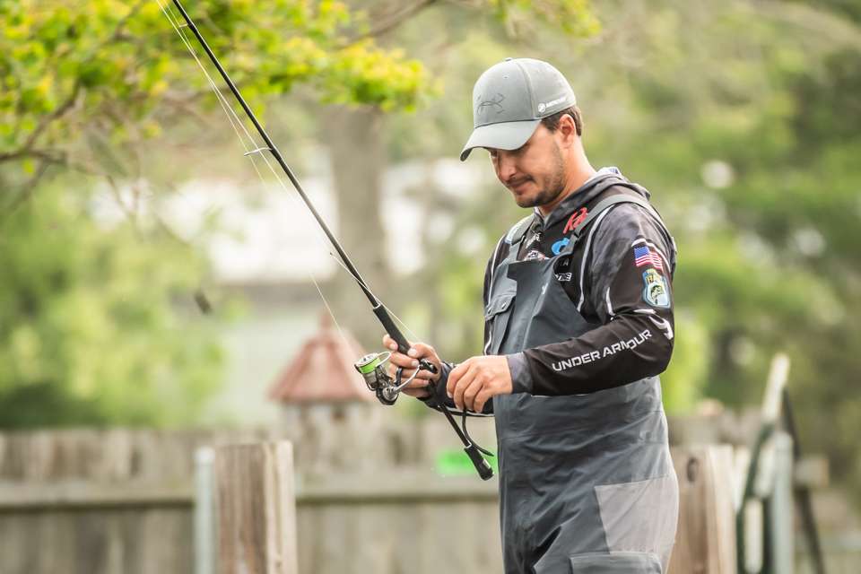 <b>Chris Johnston (4th; 39-15) </b><br> A topwater frog and a duo of Texas-rigged soft plastics were key baits for Chris Johnston.  