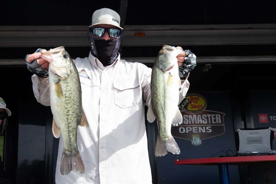 Brad Hoff, 36th place co-angler (12-3)