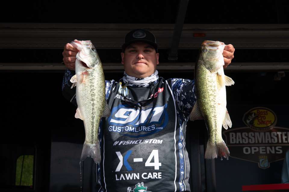 Austin Cole, 24th place co-angler (13-5)