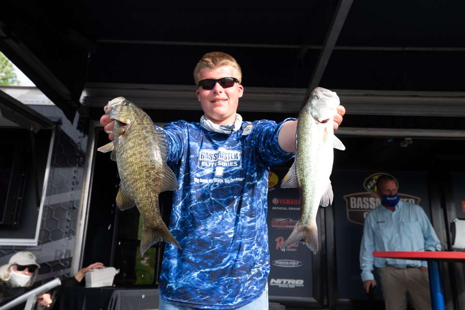 Owen Stamm, 127th place co-angler (6-11)