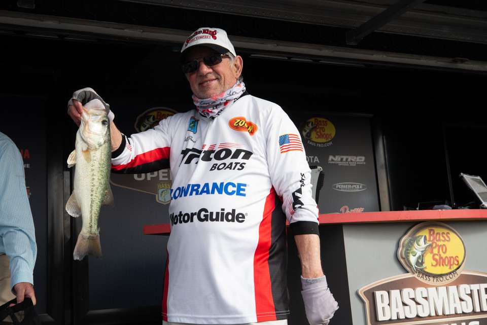 Bill Bruce, 119th place co-angler (7-14)