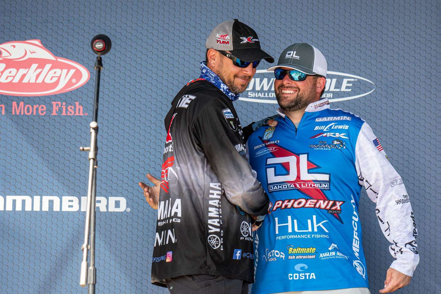Jason Christie and Brock Mosley put on a show all week on the Sabine River. 