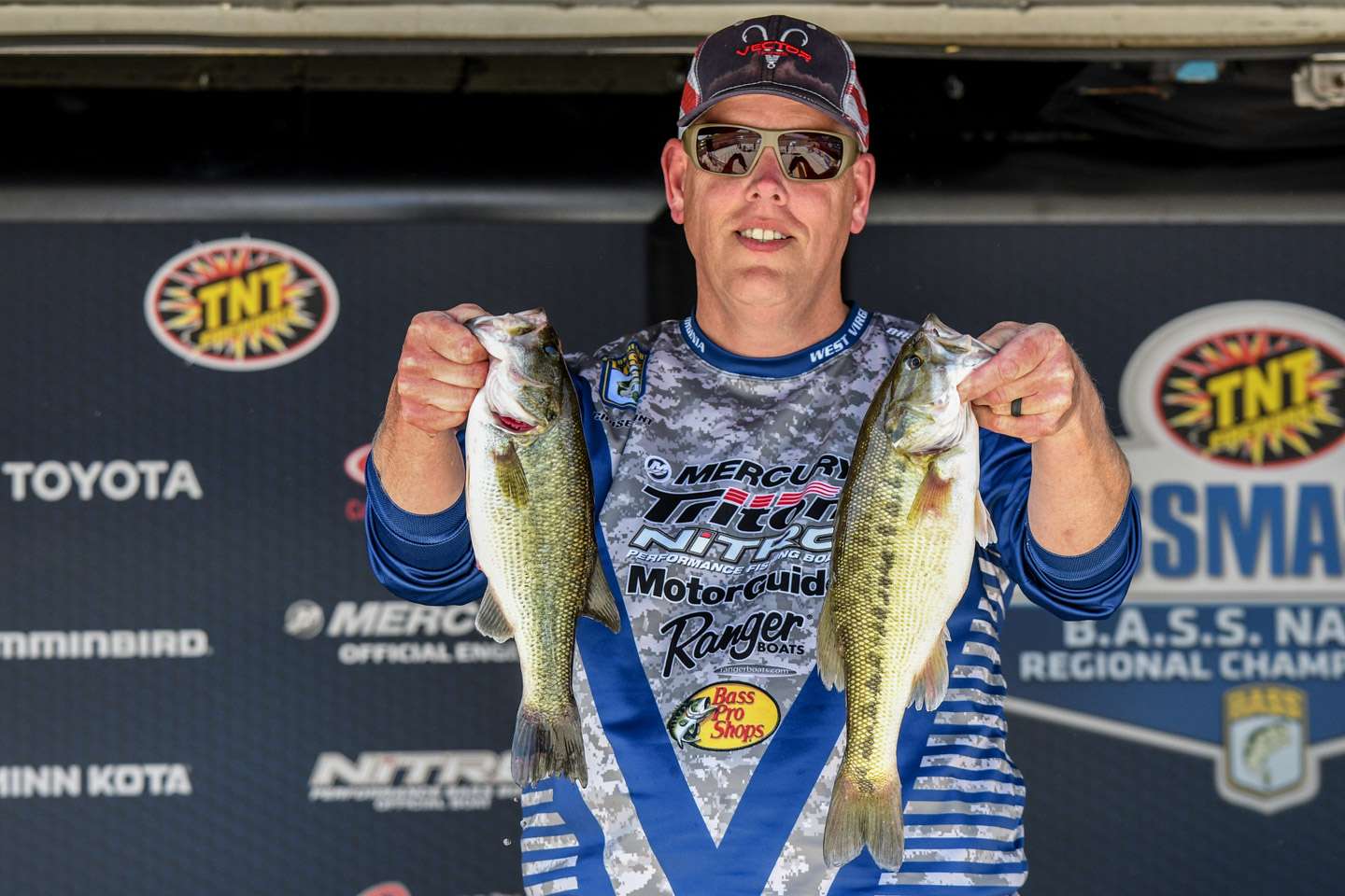 Chase Bryant,	co-angler, West Virginia (29th, 9 - 0)