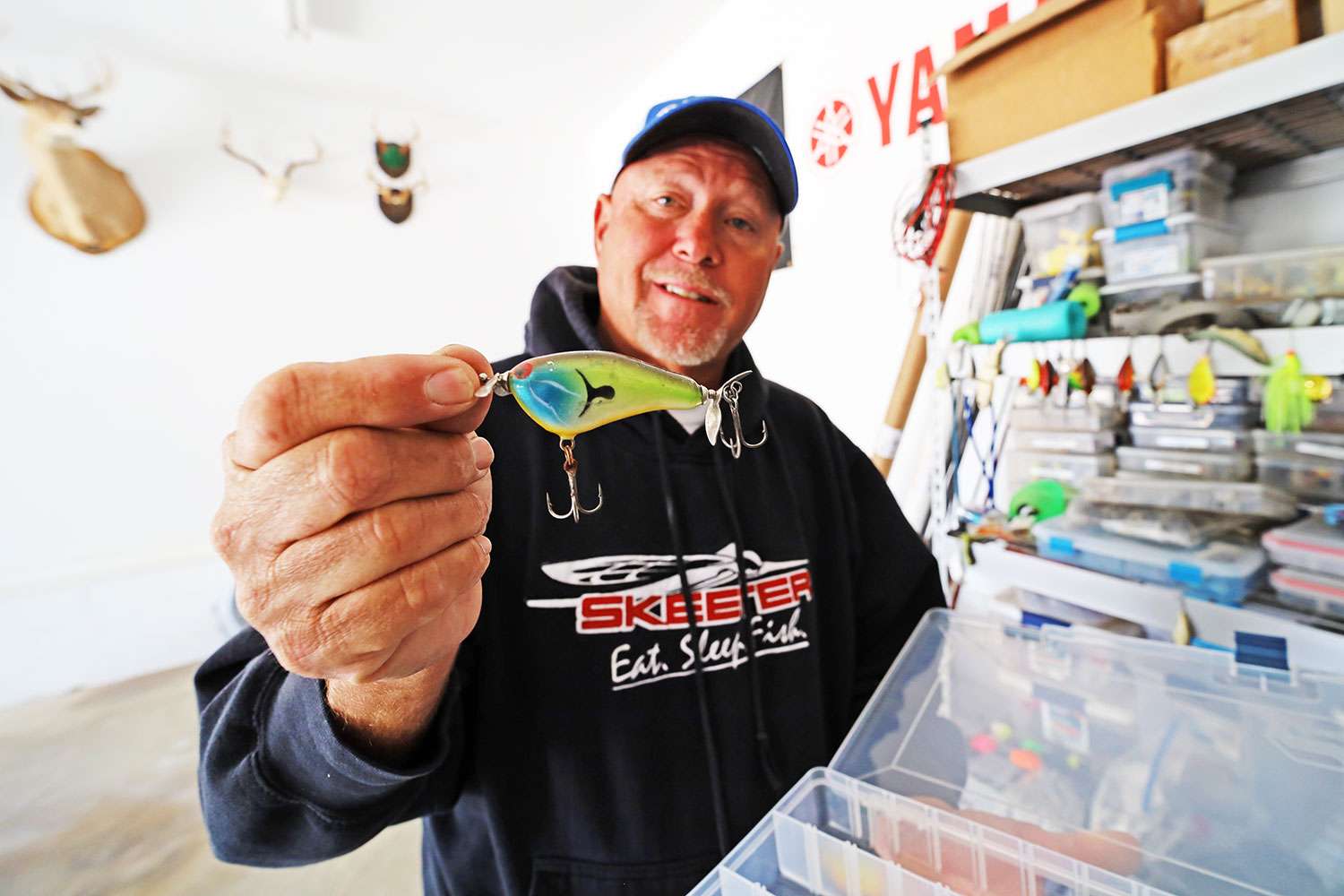 You've got to have a topwater lure or two. This is a prop-style bait in the shape of a baitfish. It's easy to run, exciting to catch fish on and it certainly keeps your attention.