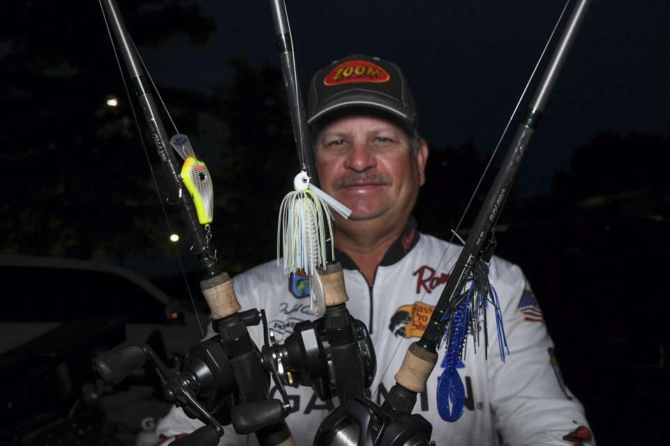 <b>Todd Auten (42-11; 10th)</b><br> A bladed jig, crankbait and a swim jig were the rotation of lures used by Todd Auten at Neely Henry.  