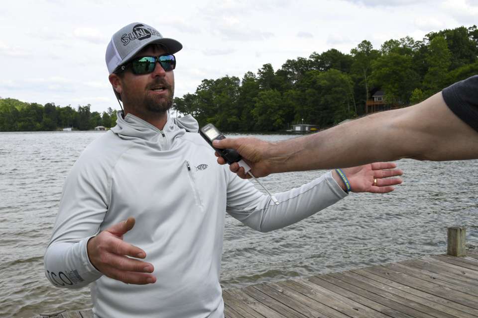 âI spent a lot of time out deep, and more time shallow, marking bluegill beds and bedding bass,â said Cook.