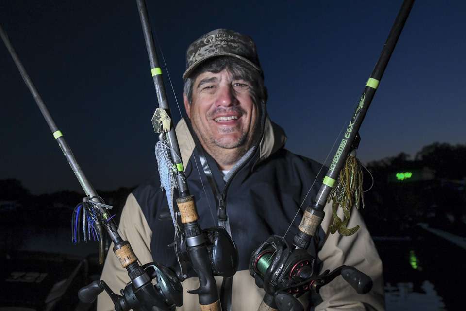 <b>Jeff Queen (3rd, 50-04)</b><br>
Jeff Queen, father of Elite Series pro KJ Queen, fished three lures made by their own tackle company.
