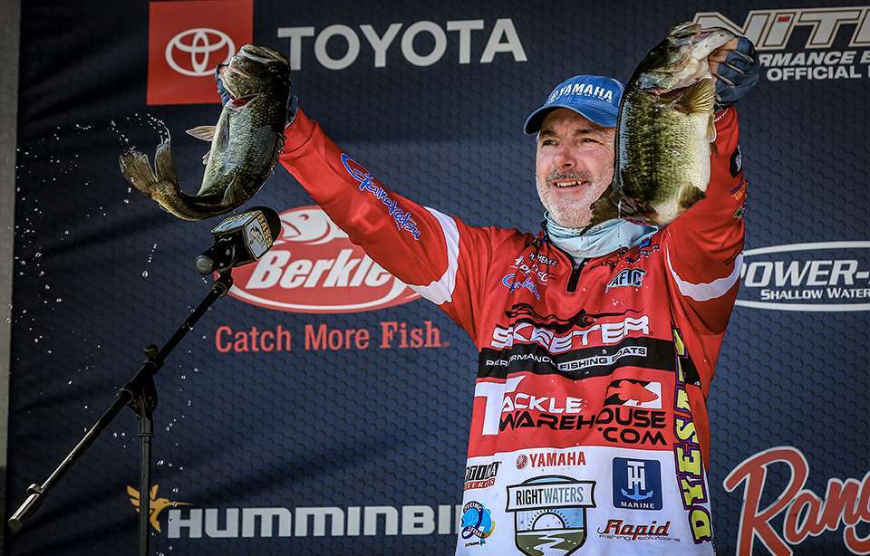 Mark Menendez caught a 5-15 in his Day 2 limit of 21-5 â the biggest of the day â to climb from 45th to fifth. Menendez finished 19th to move six spots and gain an inside line on making his seventh Classic at 38th in the standings.