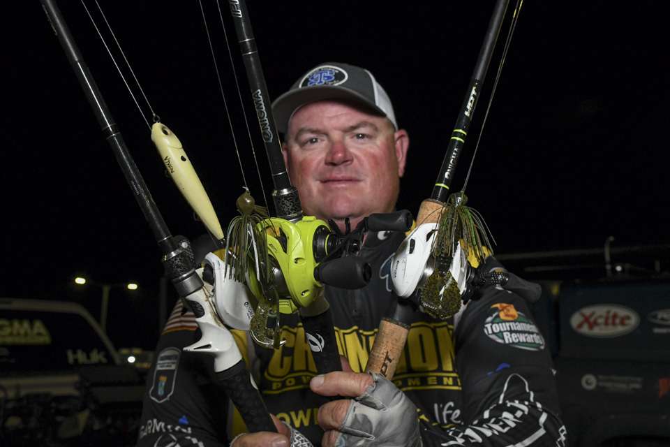 Lineberger used a jig and topwater to cover all the bases. 
