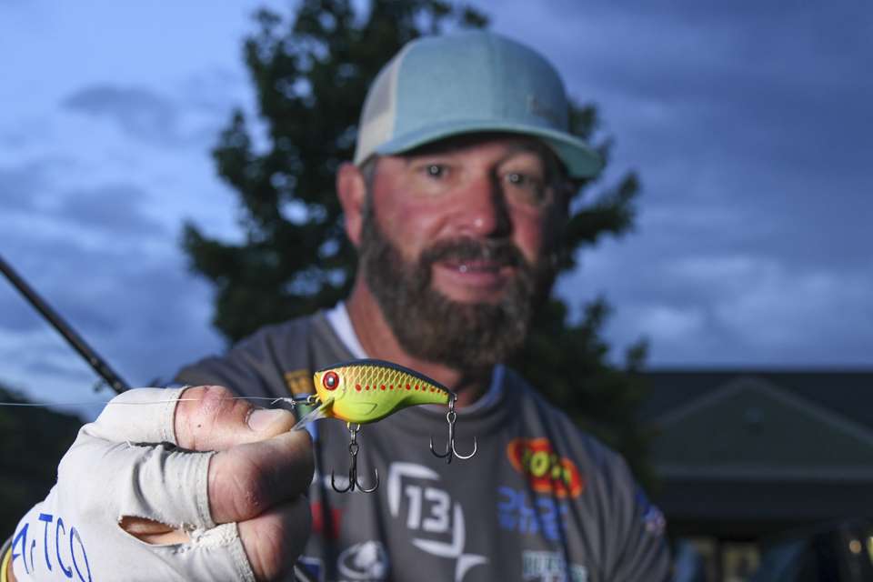 A Rapala BX Brat square bill crankbait produced the most keepers for Swindle. 