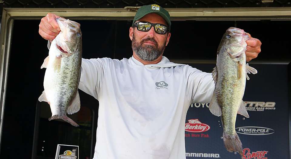Charles Watts, 2nd place co-angler (18-12)