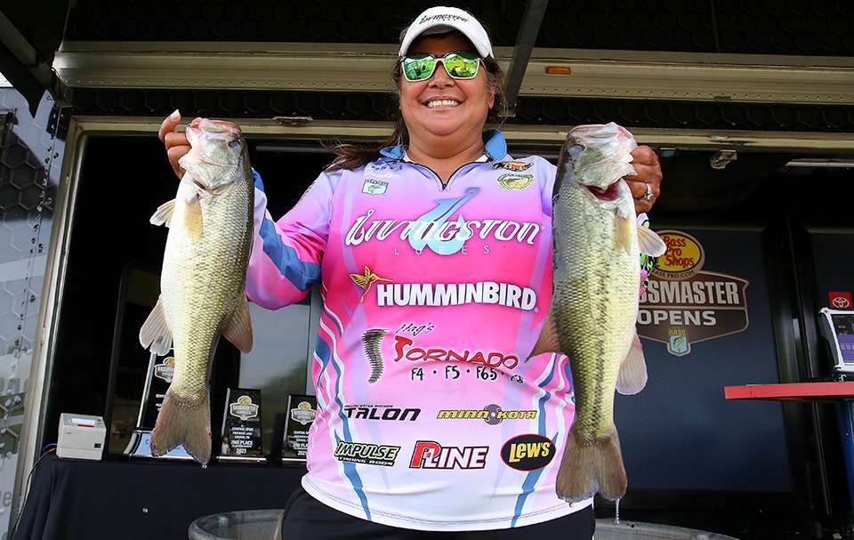 Denise Sustaita, 111th place co-angler (6-9)