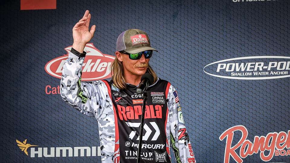 Seth Feider is the current leader in Angler of the Year points heading into Guntersville. 