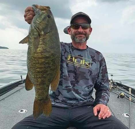 6-8<br> Steven Niemi<br> Sturgeon Bay, Wisconsin<br> X Zone Lures Ned rig<br> 