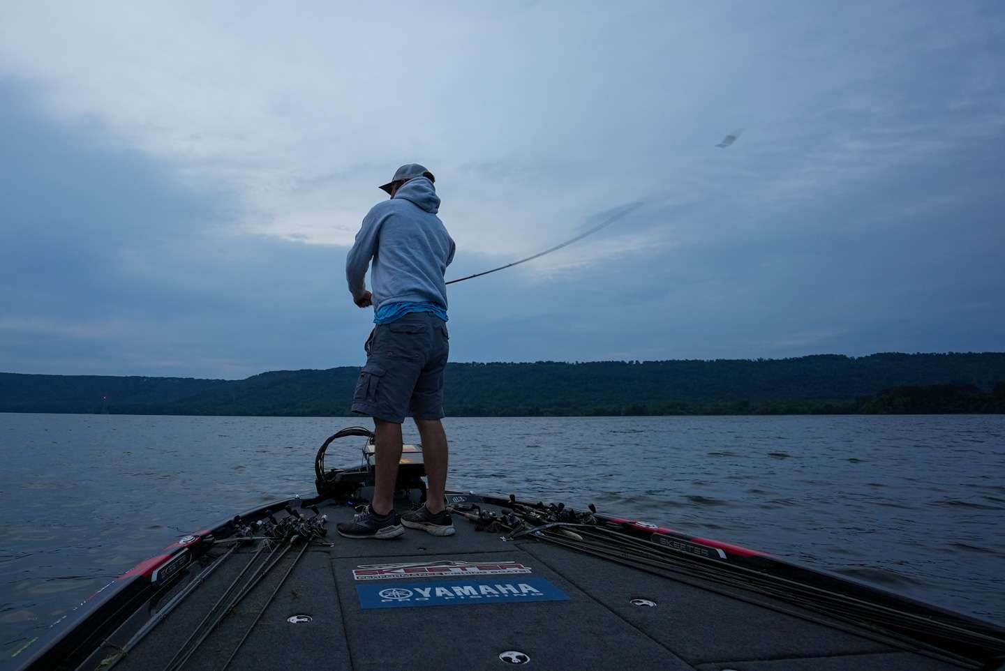 Lake Guntersville is full of different types of grass including eelgrass, hydrilla and milfoil. 