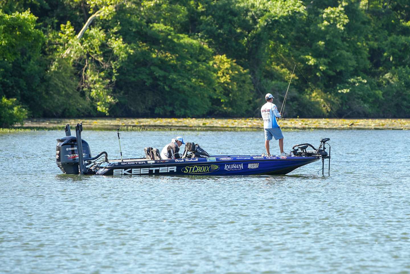 Catch up with Derek Hudnall and Luke Palmer as they get to work on the first day of the 2021 Berkley Bassmaster Elite at Lake Guntersville!
