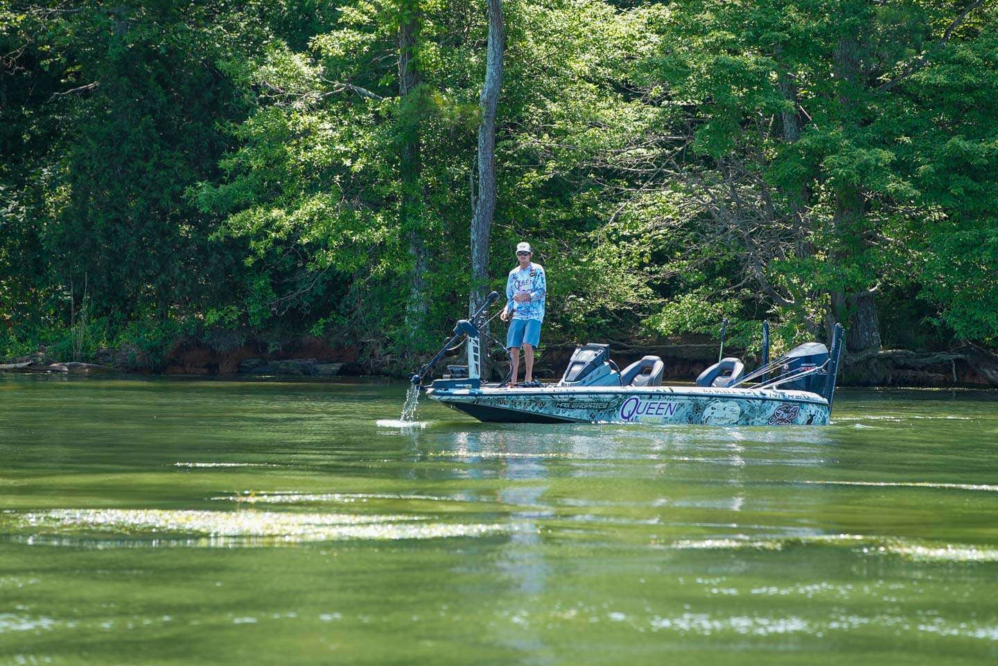 Check in with KJ Queen as he takes on Day 2 of the 2021 Berkley Bassmaster Elite at Lake Guntersville!