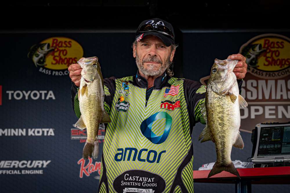 Andy Semonco, 5th place co-angler (16-2)