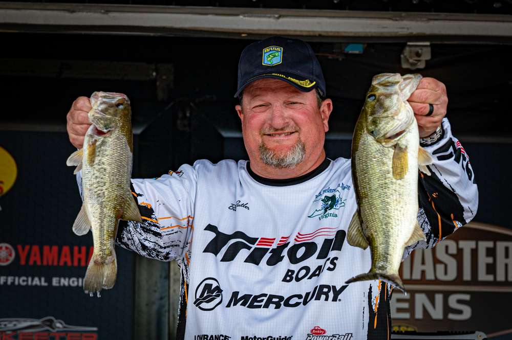 Bill Butler, 7th place co-angler (16-0)