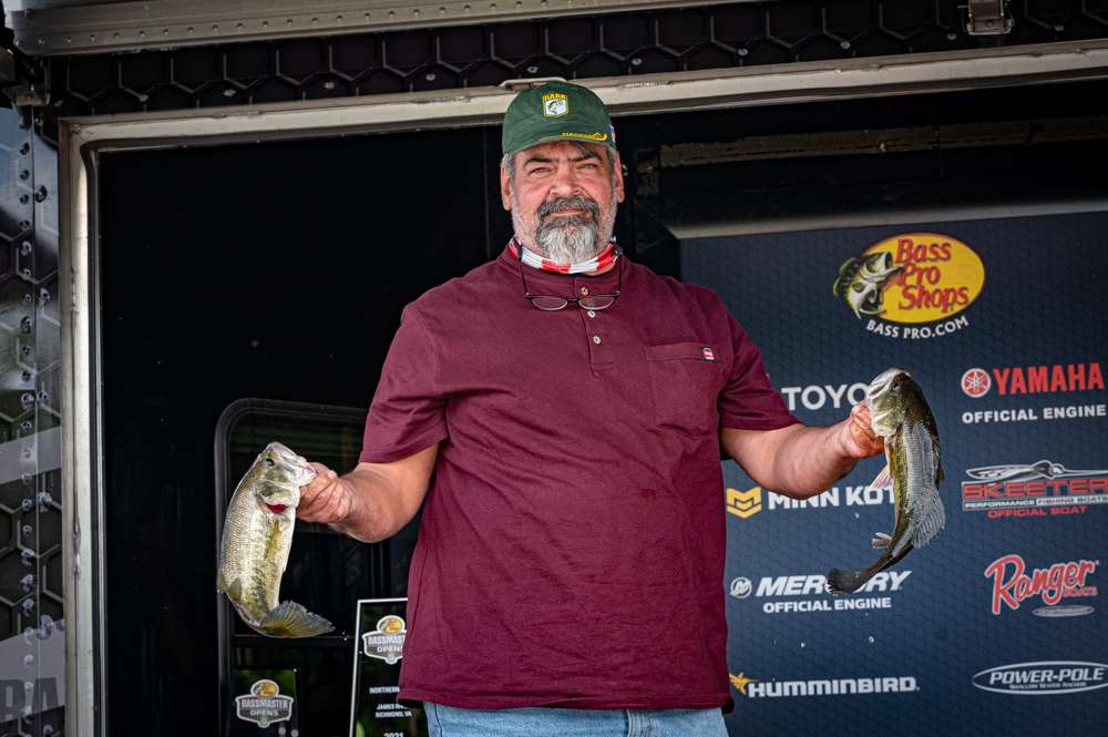 David Dickerson, 123rd place co-angler (6-0)