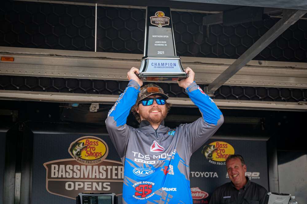 Cody Stahl, 1st place co-angler (20-14)