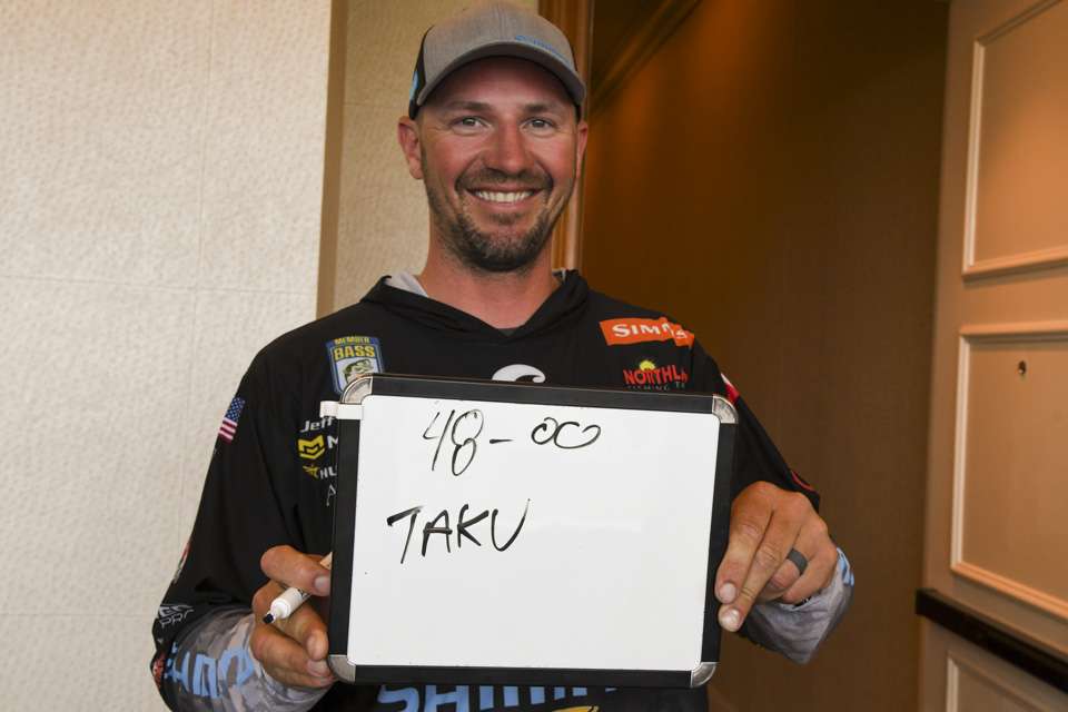 Jeff Gustafson guessed the second lowest winning weight at just 48 pounds. He thinks Taku Ito could be the one to catch that winning weight.