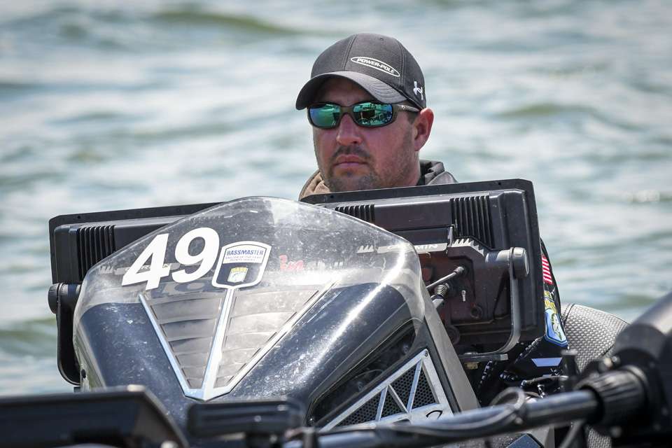 Cory Johnston is currently ninth in Bassmaster Angler of the Year points. 