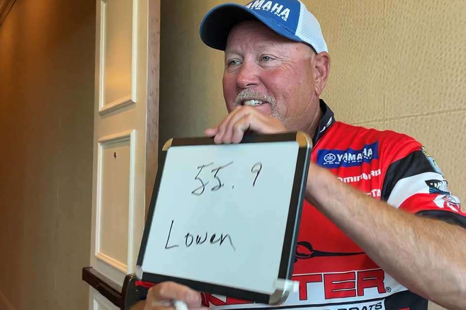 The media, usually in the hundreds from around the globe, follow the competitorsâ every move. Photographer/blogger Andy Crawford asked each contestant to share their projected winning weight and winner. Matt Herren, who won the Toyota Texas Bass Classic on Ray Roberts in 2016, offers up Bill Lowen, who was picked by the most qualifiers. Herrenâs weight might have been spot on if not for a delay on Day 2. 