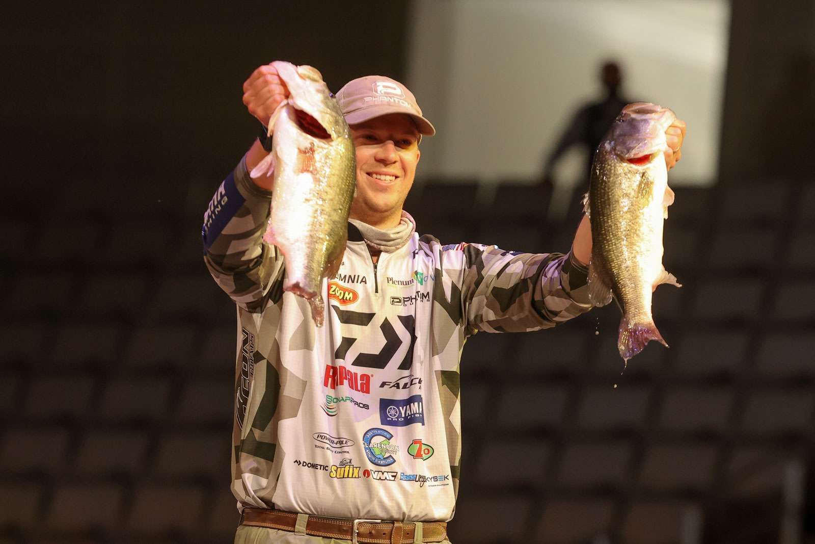 Patrick Walters continued to excel in Texas. He earned Century Belts, along with a victory, the past two years on Lake Fork, which has similarities to Ray Roberts. With 22-7, Walters started in second place. His biggest fish on BassTrakk was a 5-0, about the same weight he was low on the unofficial scoring system that requires anglers to give Marshals estimates of each fish. 