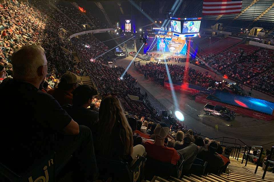 The arena doors open at 3 p.m. CT for B.A.S.S. Life and Nation members and the general public may enter at 3:15. The weigh-ins are set to begin at approximately 4:00 p.m. CT each day.