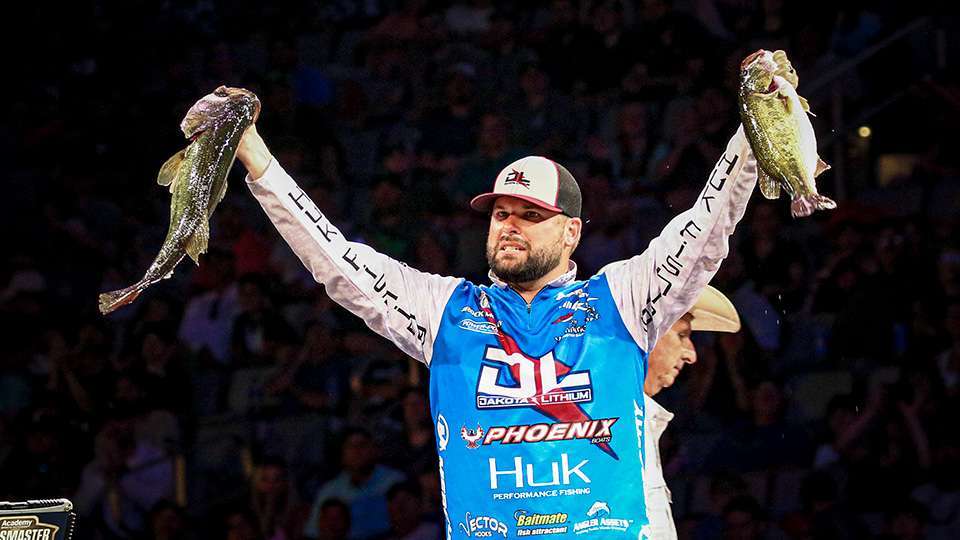 Brock Mosley, who had four fish on Days 1 and 2, brought in the biggest bag on Championship Sunday as well as the biggest fish. A 6-13 bolstered Mosleyâs 19-1 and rocketed the Collinsville, Miss., angler from 16th to fifth. Good friends with Cherry, Mosley was brought up onstage for a bear hug with the champion.