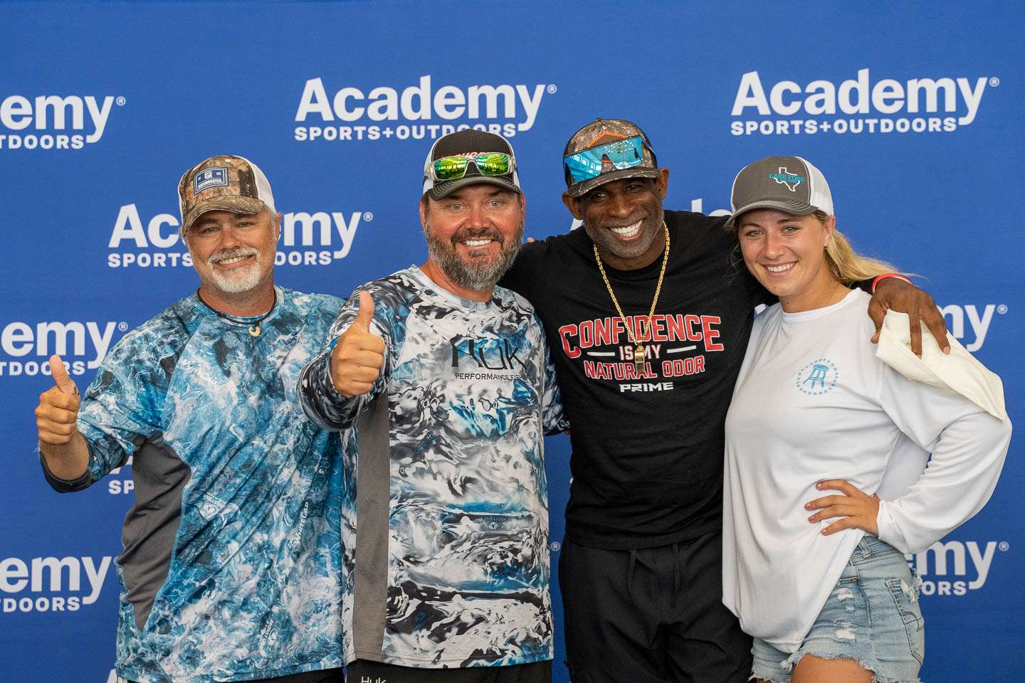 He really enjoyed doing that today, because his team won. Elite Series angler Greg Hackney probably helped a little bit, along with James Hall and Sydney Wells. 