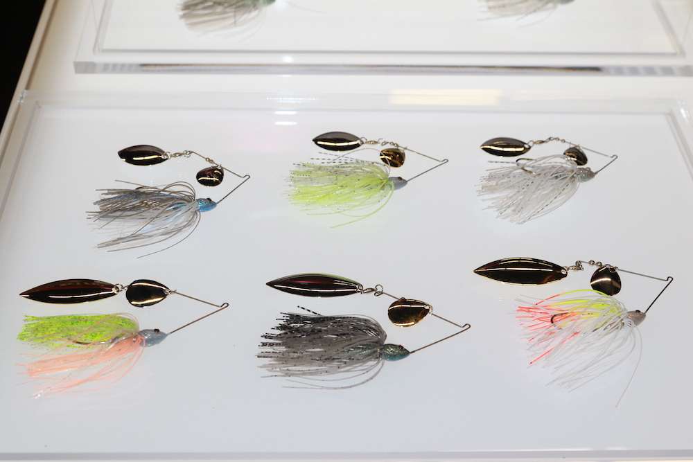 Strike King introduced new blade combinations for its Tour Grade spinnerbait.