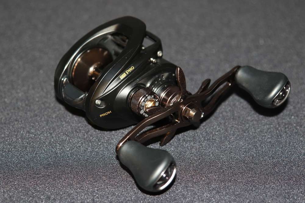 The redesigned Lewâs BB1 Pro cranking reel.
