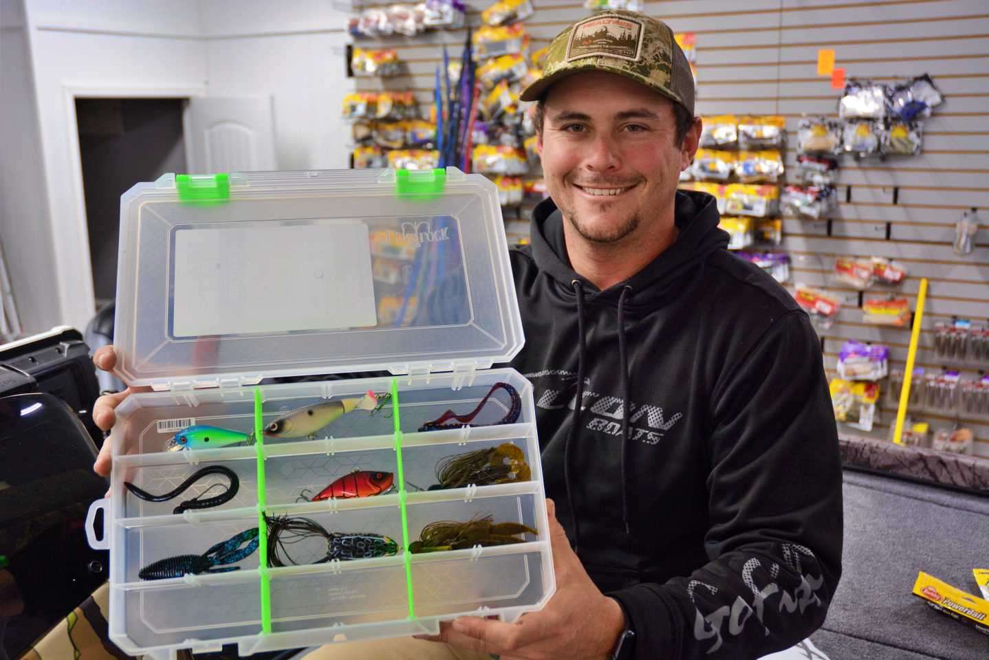 Atkins also uses the baits in the beginnerâs tacklebox throughout the season. âYou can get proficient in using them and get even better as you gain more skills.â 