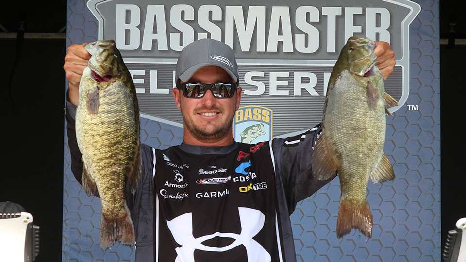 Chris Johnston, who last year had 97-8 on the St. Lawrence to become the first Canadian Elite winner, started off with 23-7 to tie his brother, Cory, for second. The Johnstons, who cut their teeth on the fishery, had big bass stacked up in Lake Ontario with plans to share their wealth. With 22-14 on Day 2, Chris stayed among the leaders but couldnât find the kicker bite either of the final two days to finish fifth.